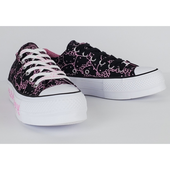 New converse hello kitty print platform low shoes - Picture 4 of 15